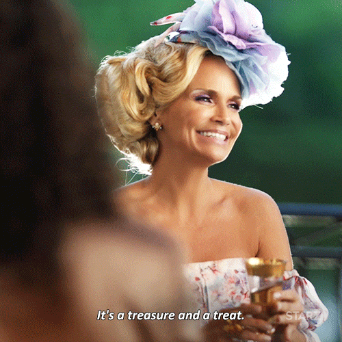 Happy Kristin Chenoweth GIF by American Gods - Find & Share on GIPHY